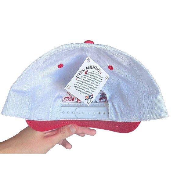 NWT Vintage St Louis Cardinals Mark Mcgwire 60 Home Run Record SnapBack Hat - Picture 2 of 3